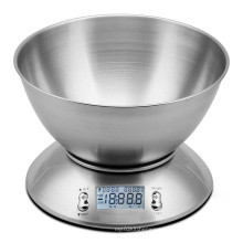 Stainless Steel Kitchen Food Scale Digital With Bowl